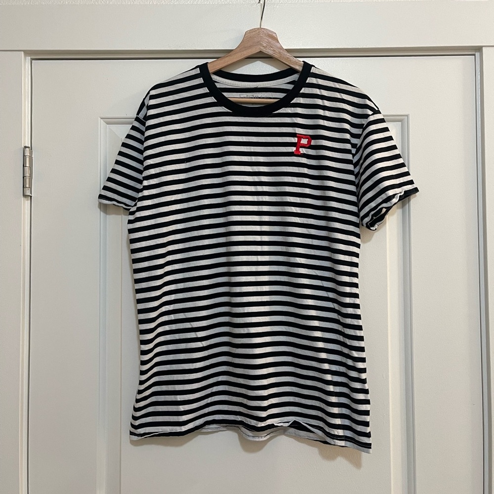 Portland Gear Black & White Striped Tee
